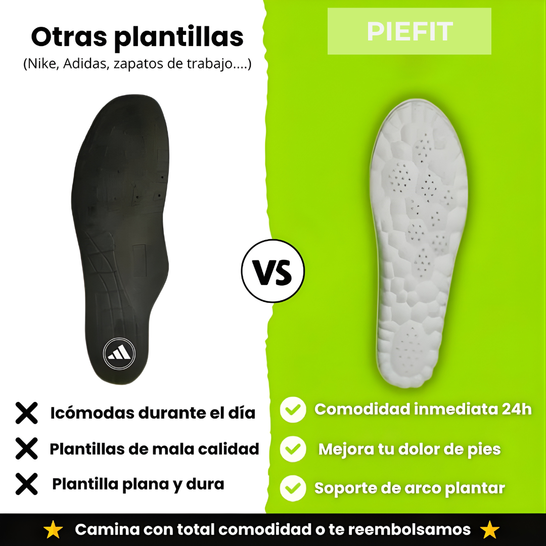 PIEFIT™ PLANTILLAS ORTOPÉDICAS ORIGINALES | 2x1