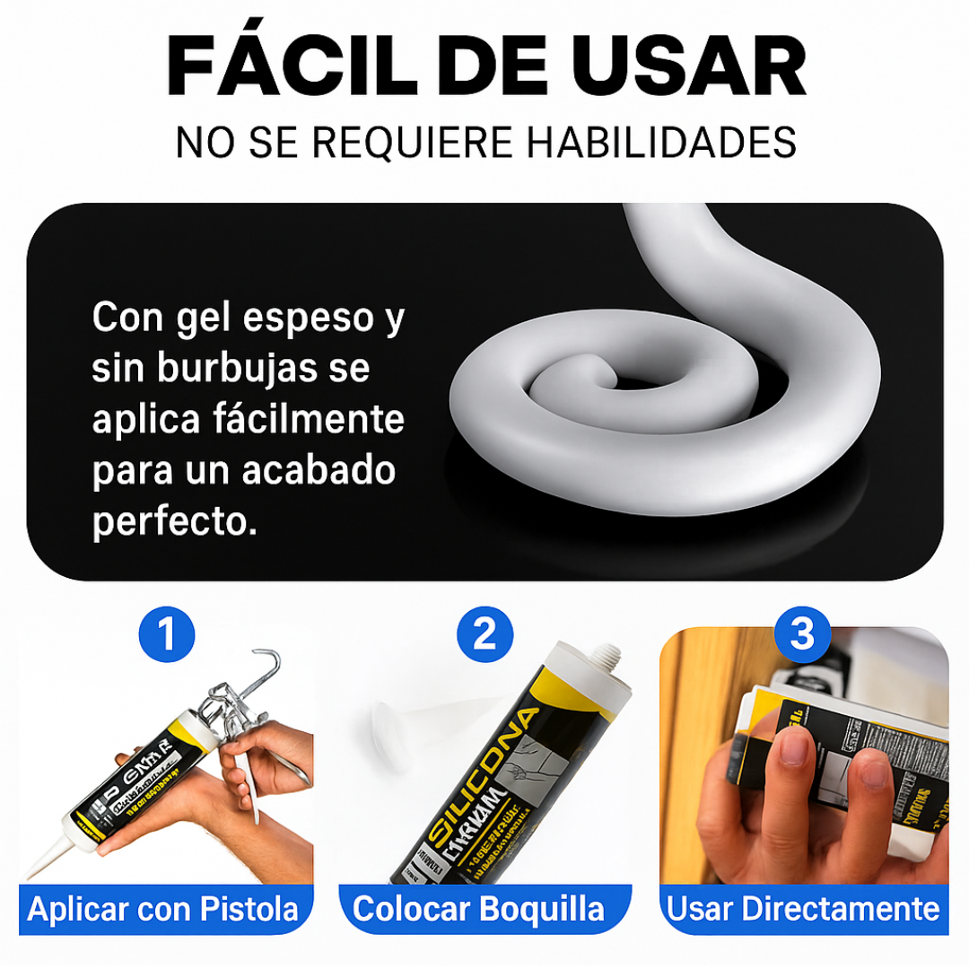 Sellante Extrafuerte con Secado y Acción Inmediata INSTAX™ | NUEVA FORMULA 2X1